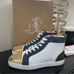 Christian Louboutin Lou Spikes Orlato High Top Version Multi 42